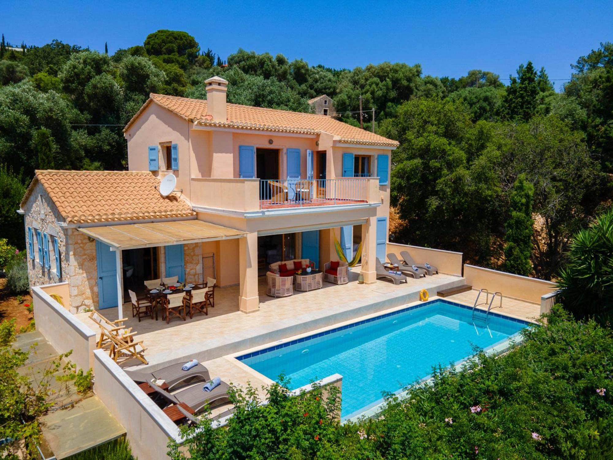 Villa Apollo Up To 8Px, Private Pool Фіскардо Екстер'єр фото